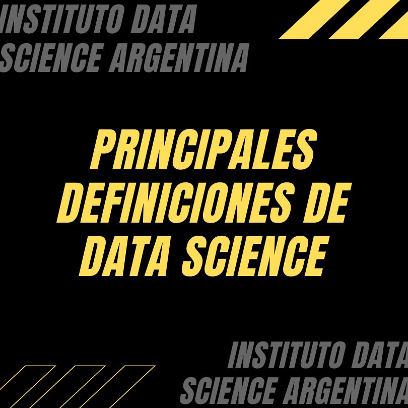 Principales definiciones de data science